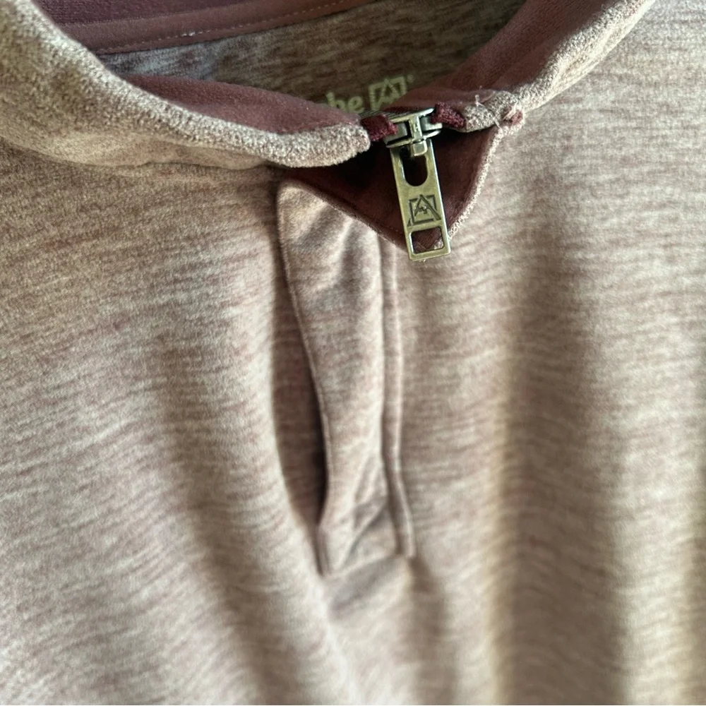Avalanche Outdoor Supply Company 1/4 Zip Pullover Sweatshirt Heathered Maroon M